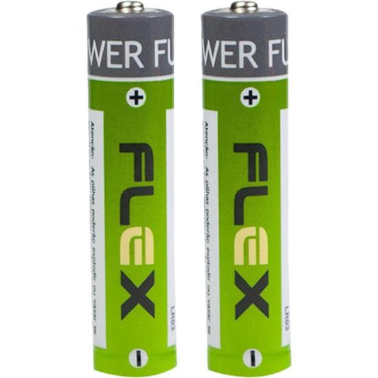 Pilha Alcalina AA 1.5V (C/2 Pilhas) Flex por 4,99 à vista no boleto/pix ou parcele em até 1x sem juros. Compre na loja Mundomax!