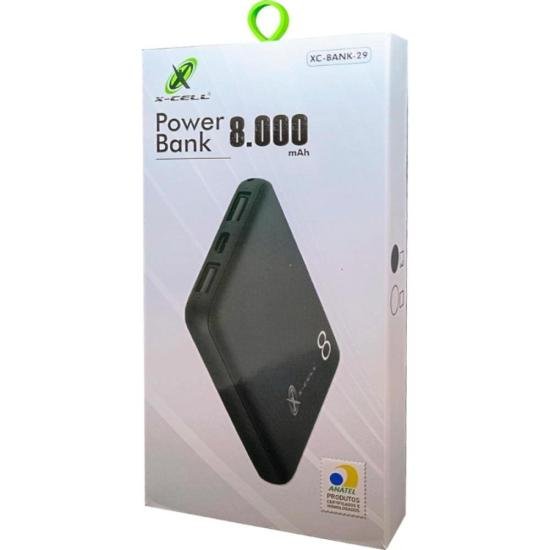 Carregador Power Bank 8000 XC-BANK-29 Flex por 82,00 à vista no boleto/pix ou parcele em até 3x sem juros. Compre na loja Mundomax!
