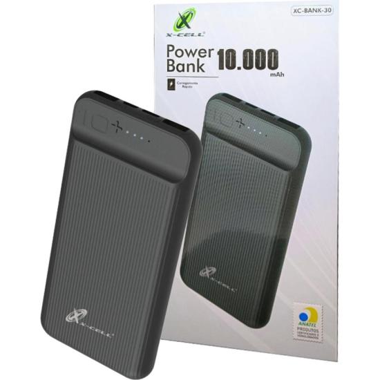 Carregador Power Bank 10000 XC-BANK-30 Flex por 99,99 à vista no boleto/pix ou parcele em até 3x sem juros. Compre na loja Mundomax!