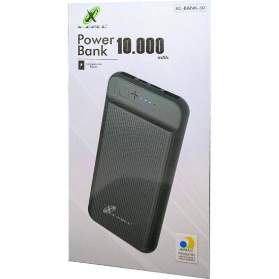 Carregador Power Bank 10000 XC-BANK-30 Flex por 99,99 à vista no boleto/pix ou parcele em até 3x sem juros. Compre na loja Mundomax!