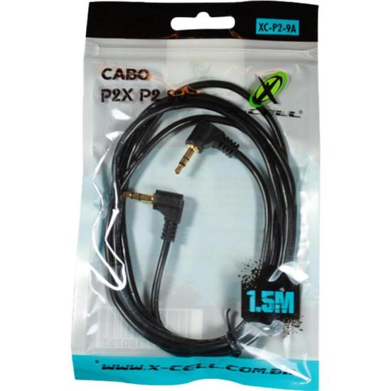 Cabo Auxiliar 1.5m P2 Para P2 XC-P2-9A Flex por 7,00 à vista no boleto/pix ou parcele em até 1x sem juros. Compre na loja Mundomax!