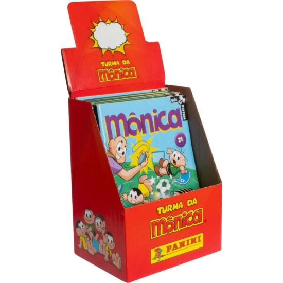 Box Gibi Turma da Mônica Panini (Cx. com 20uni.) por 300,00 à vista no boleto/pix ou parcele em até 10x sem juros. Compre na loja Mundomax!