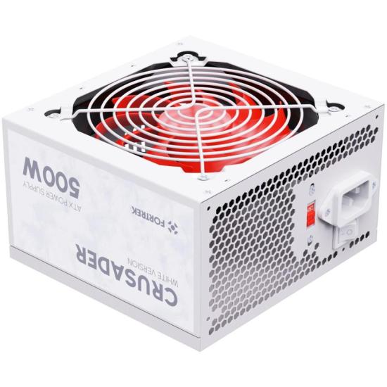 Fonte Gamer ATX Fortrek Crusader 500W Branca por 199,00 à vista no boleto/pix ou parcele em até 7x sem juros. Compre na loja Mundomax!