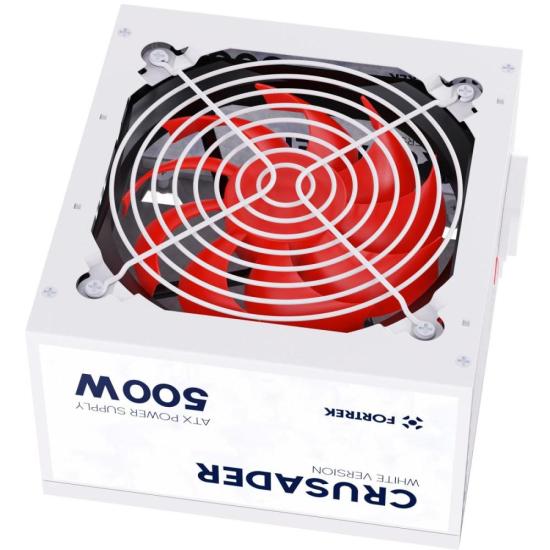 Fonte Gamer ATX Fortrek Crusader 500W Branca por 199,00 à vista no boleto/pix ou parcele em até 7x sem juros. Compre na loja Mundomax!