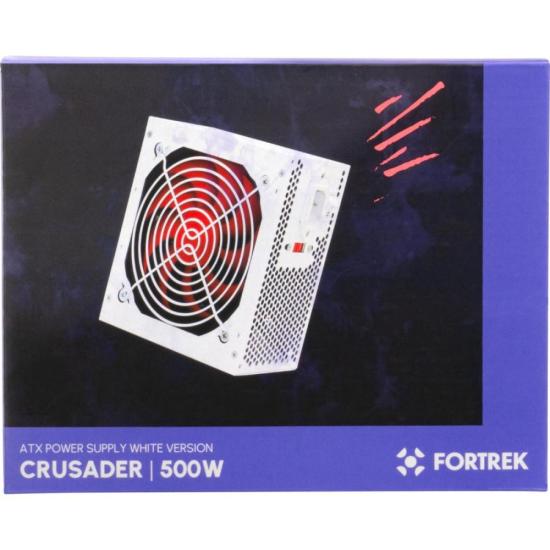 Fonte Gamer ATX Fortrek Crusader 500W Branca por 199,00 à vista no boleto/pix ou parcele em até 7x sem juros. Compre na loja Mundomax!