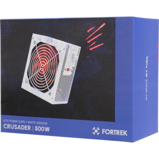 Fonte Gamer ATX Fortrek Crusader 500W Branca por 199,00 à vista no boleto/pix ou parcele em até 7x sem juros. Compre na loja Mundomax!