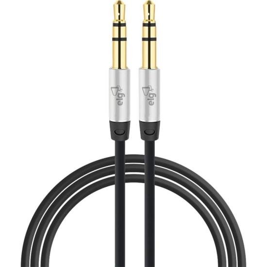 Cabo P2 X P2 2m P3520HD Preto ELG por 26,99 à vista no boleto/pix ou parcele em até 1x sem juros. Compre na loja Mundomax!