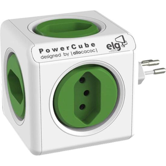 Adaptador Benjamim Múltiplo Powercube PWC-R5 Bivolt ELG por 115,99 à vista no boleto/pix ou parcele em até 4x sem juros. Compre na loja Mundomax!