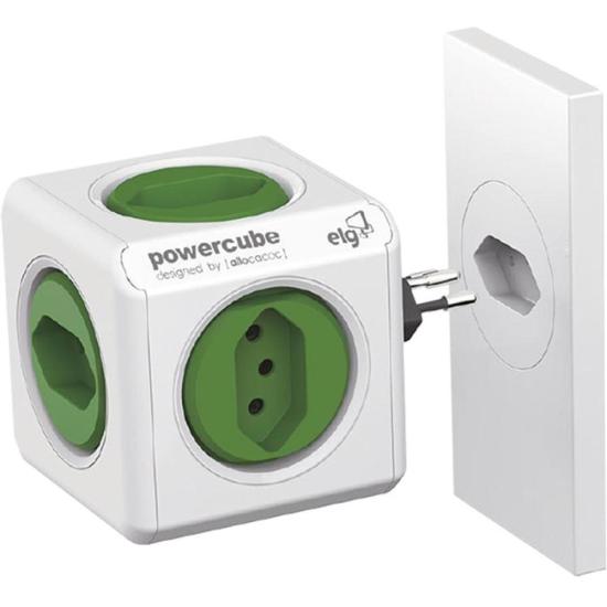 Adaptador Benjamim Múltiplo Powercube PWC-R5 Bivolt ELG por 115,99 à vista no boleto/pix ou parcele em até 4x sem juros. Compre na loja Mundomax!