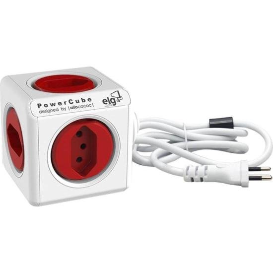 Adaptador Benjamim Múltiplo Powercube PWC-X5 Bivolt ELG por 0,00 à vista no boleto/pix ou parcele em até 1x sem juros. Compre na loja Mundomax!