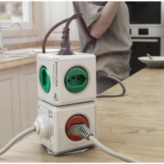 Adaptador Benjamim Múltiplo Powercube PWC-X5 Bivolt ELG por 0,00 à vista no boleto/pix ou parcele em até 1x sem juros. Compre na loja Mundomax!