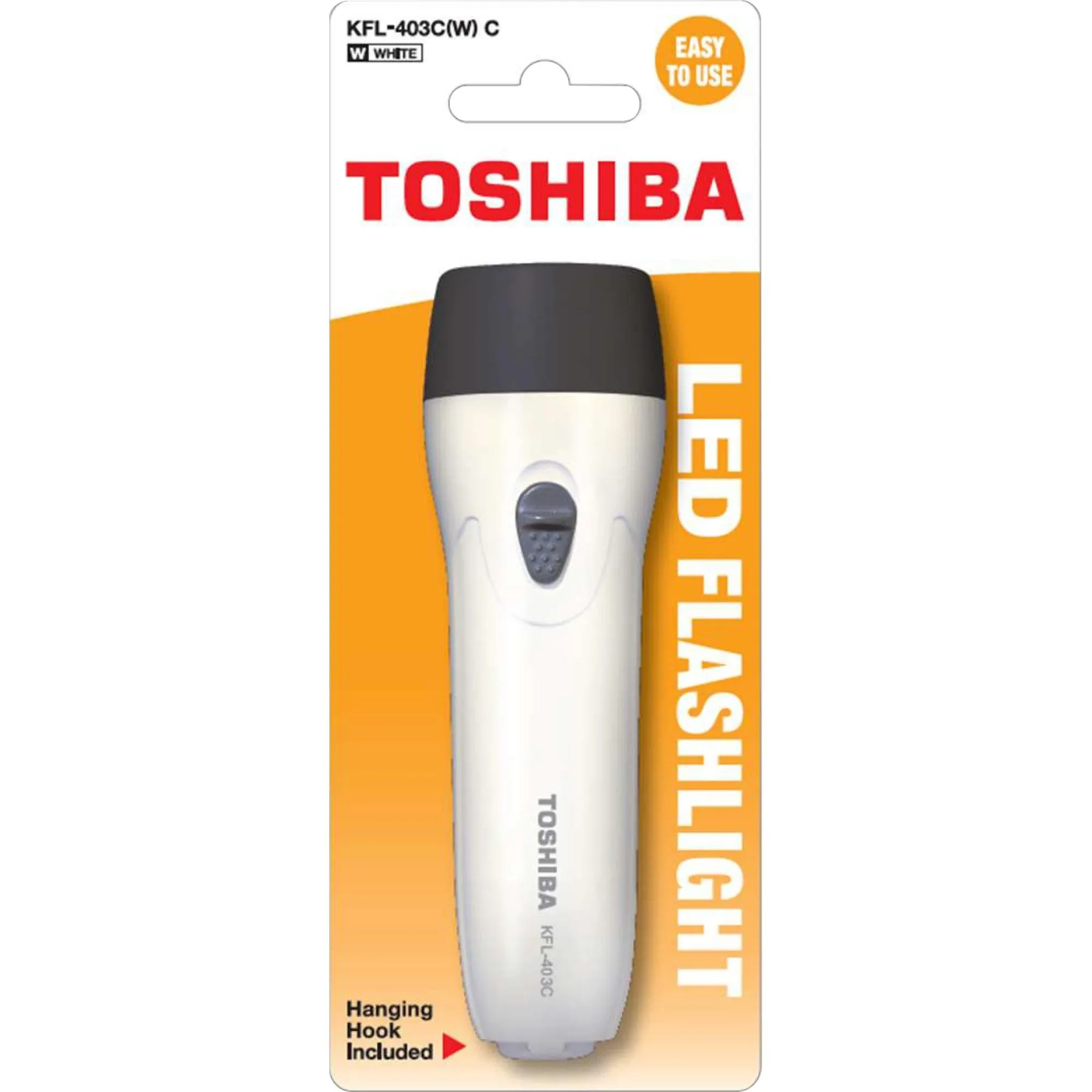 Lanterna Toshiba Compact KFL-403C Branca (83798)