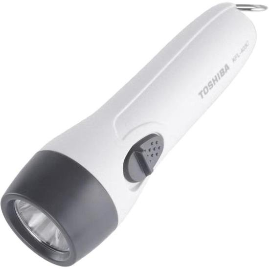 Lanterna Toshiba Compact KFL-403C Branca por 28,00 à vista no boleto/pix ou parcele em até 1x sem juros. Compre na loja Mundomax!