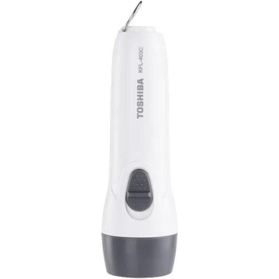 Lanterna Toshiba Compact KFL-403C Branca por 28,00 à vista no boleto/pix ou parcele em até 1x sem juros. Compre na loja Mundomax!