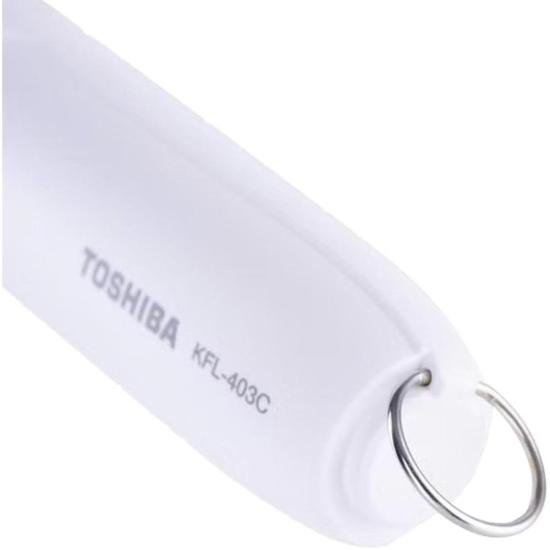 Lanterna Toshiba Compact KFL-403C Branca por 28,00 à vista no boleto/pix ou parcele em até 1x sem juros. Compre na loja Mundomax!