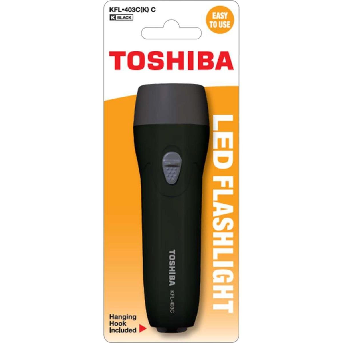 Lanterna Toshiba Compact KFL-403C Preta - Mundomax