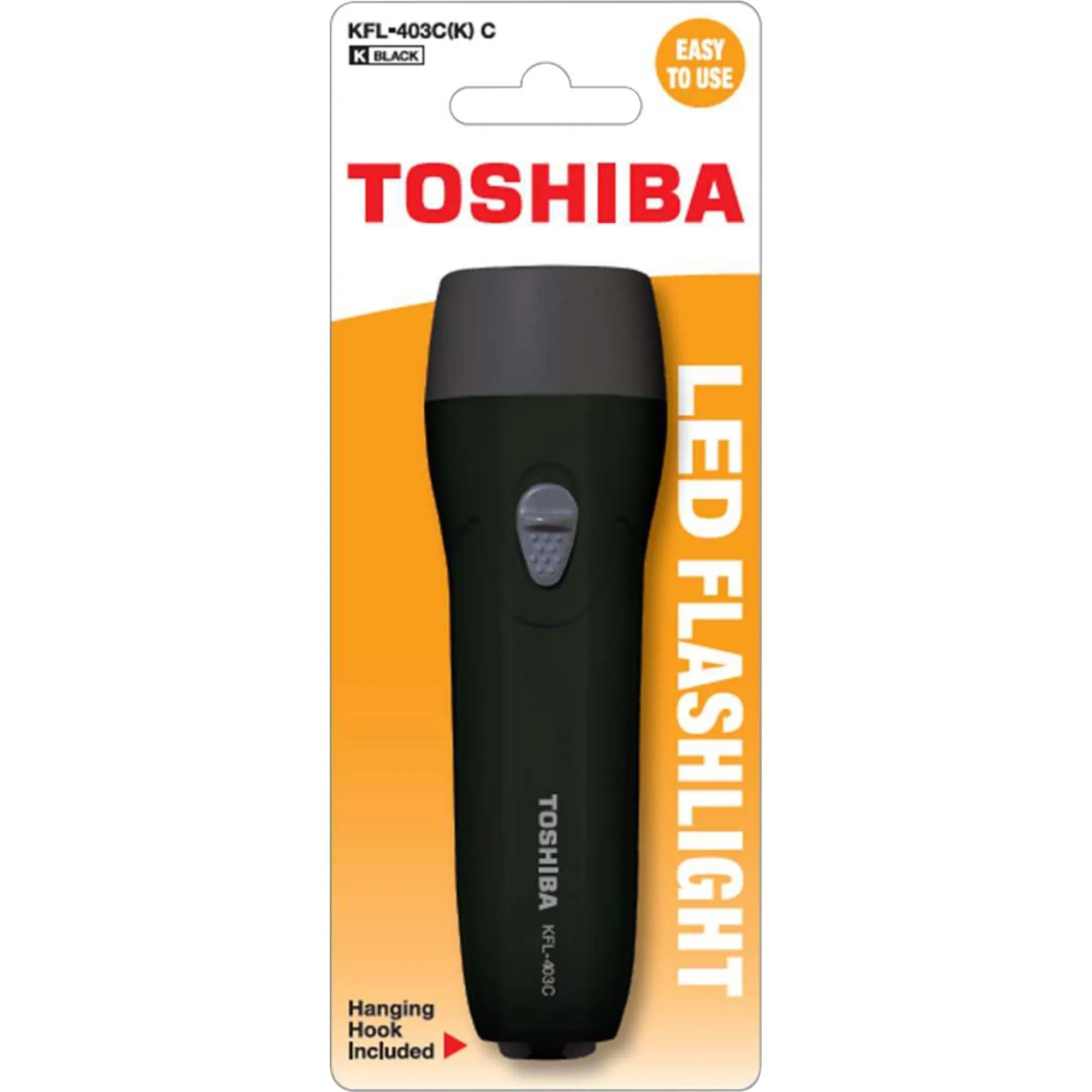 Lanterna Toshiba Compact KFL-403C Preta (83799)