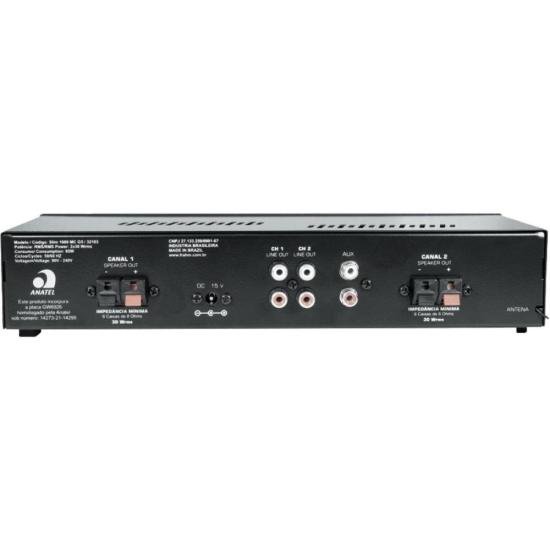 Amplificador Frahm Slim 1600 G5 60w Rms por 707,00 à vista no boleto/pix ou parcele em até 10x sem juros. Compre na loja Mundomax!