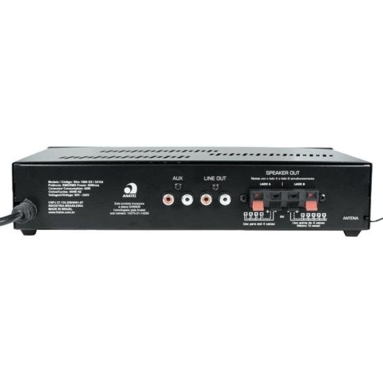 Amplificador Frahm Slim 1800 G5 60w Rms por 781,00 à vista no boleto/pix ou parcele em até 10x sem juros. Compre na loja Mundomax!