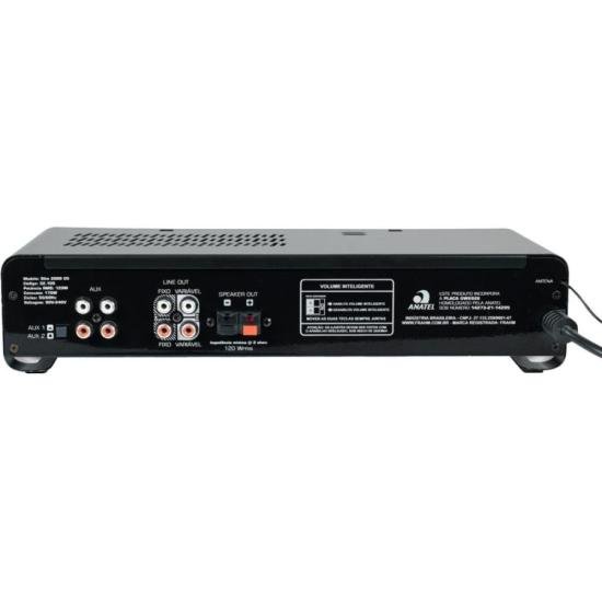 Amplificador Frahm Slim 2000 G5 120w Rms por 928,00 à vista no boleto/pix ou parcele em até 10x sem juros. Compre na loja Mundomax!