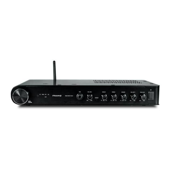 Amplificador Frahm Slim 3800 HDMI 240w Rms por 1.528,00 à vista no boleto/pix ou parcele em até 12x sem juros. Compre na loja Mundomax!