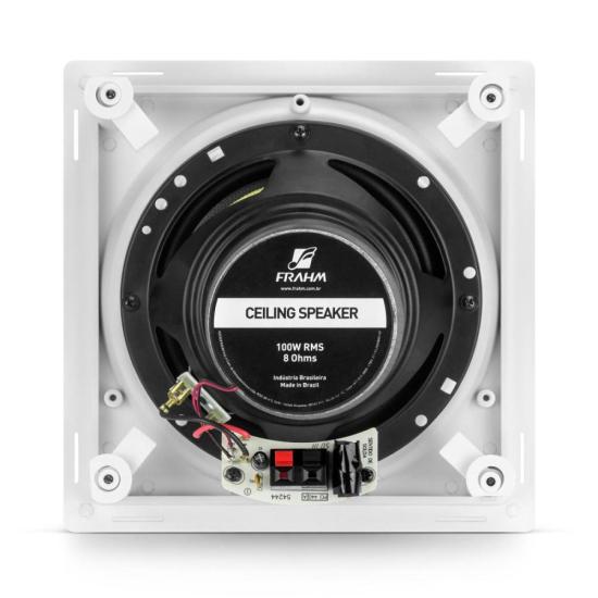 Arandela 6\" Frahm 100w Quadrada Cx Branca por 400,00 à vista no boleto/pix ou parcele em até 10x sem juros. Compre na loja Mundomax!