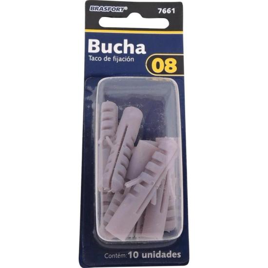 Bucha Polipropileno 08 Brasfort (Com 10) por 4,99 à vista no boleto/pix ou parcele em até 1x sem juros. Compre na loja Mundomax!