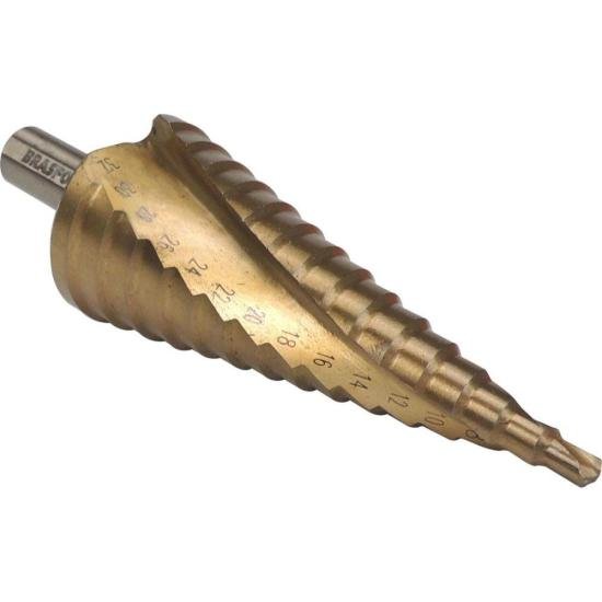Broca Escalonada 4mm a 32mm Brasfort por 59,99 à vista no boleto/pix ou parcele em até 2x sem juros. Compre na loja Mundomax!