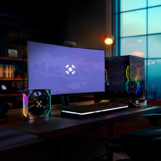 Cooler Fan Fortrek Frosty Rainbow Preto por 41,00 à vista no boleto/pix ou parcele em até 1x sem juros. Compre na loja Mundomax!