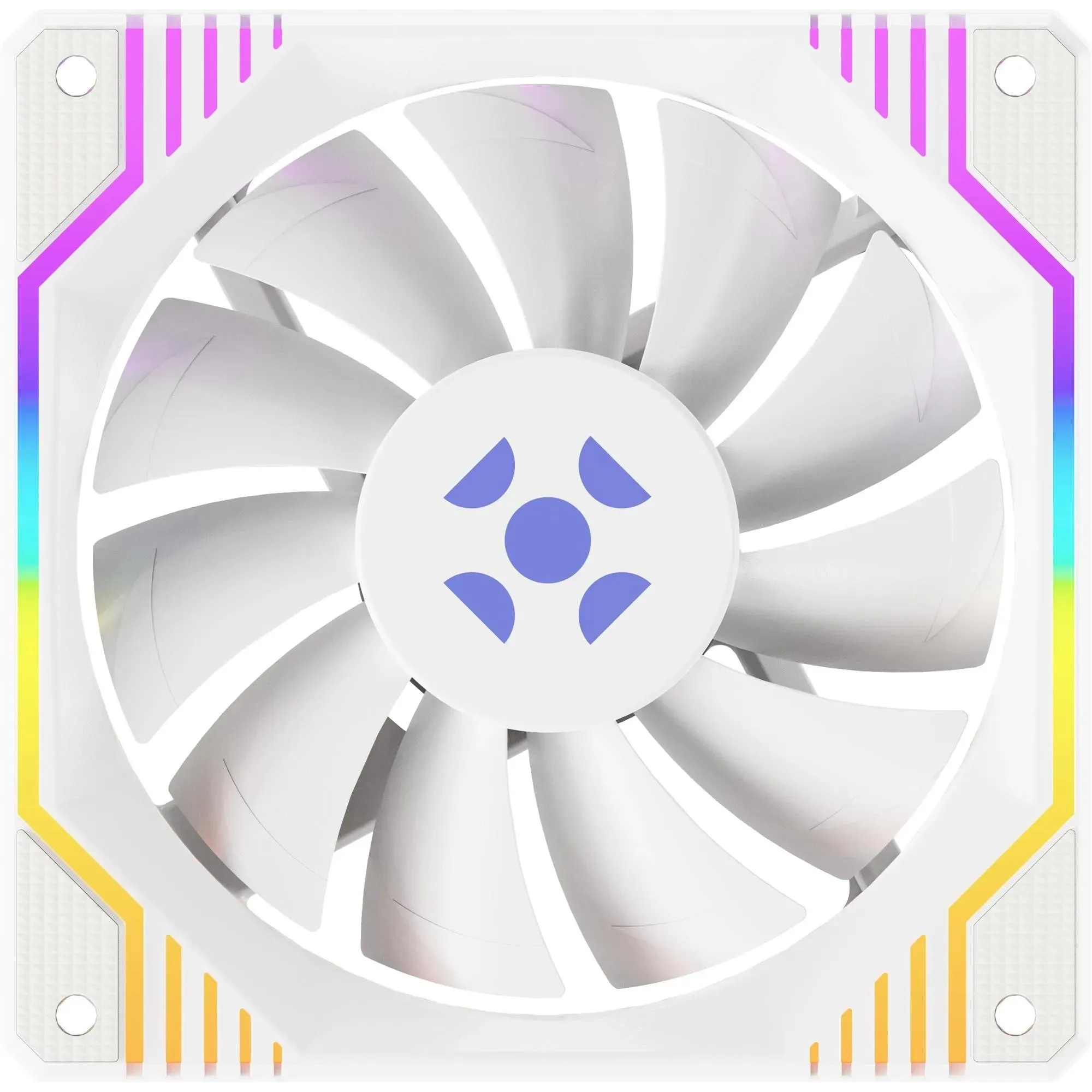 Cooler Fan Fortrek Frosty Rainbow Branco por 43,00 à vista no boleto/pix ou parcele em até 1x sem juros. Compre na loja Mundomax!