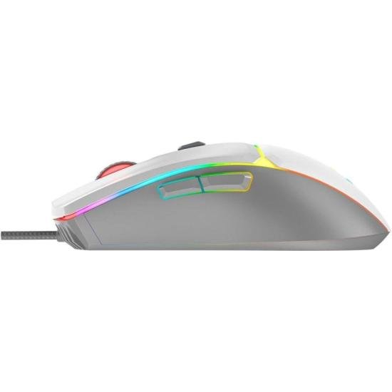 Mouse Gamer Fortrek Crusader 12800Dpi Branco por 103,00 à vista no boleto/pix ou parcele em até 4x sem juros. Compre na loja Mundomax!