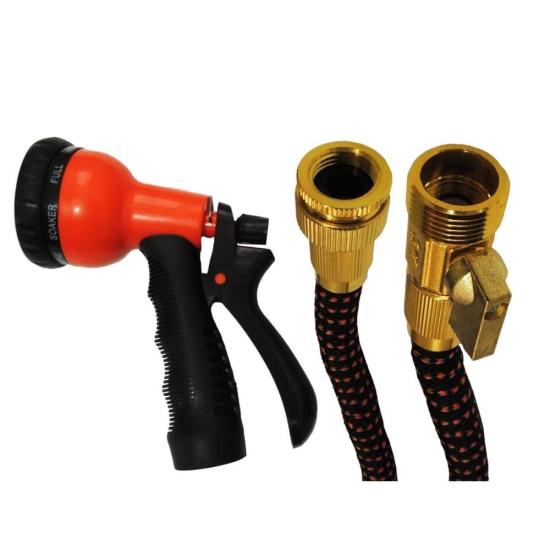 Mangueira Poliéster 15 Metros KM315CLP Preta/Laranja Kepper por 199,99 à vista no boleto/pix ou parcele em até 7x sem juros. Compre na loja Mundomax!