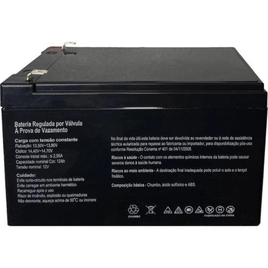 Bateria Selada 12V 12Ah SP12-12 SecPower por 170,00 à vista no boleto/pix ou parcele em até 6x sem juros. Compre na loja Mundomax!