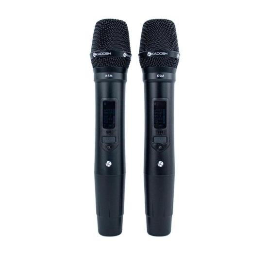 Microfone sem fio Kadosh K-502M duplo por 1.899,00 à vista no boleto/pix ou parcele em até 12x sem juros. Compre na loja Mundomax!