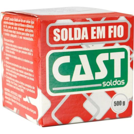 Solda em Fio 183ms x 1,5mm 500g Cast por 280,00 à vista no boleto/pix ou parcele em até 10x sem juros. Compre na loja Mundomax!