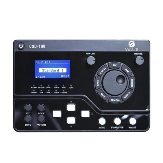 Bateria Eletrônica Custom Sound CSD 100 8 Pads por 4.799,00 à vista no boleto/pix ou parcele em até 12x sem juros. Compre na loja Mundomax!