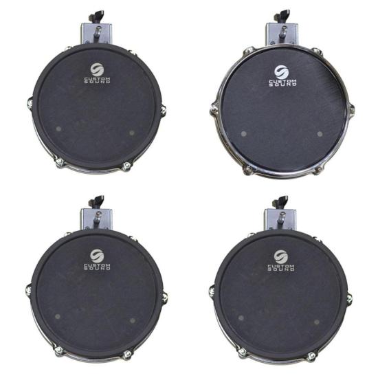 Bateria Eletrônica Custom Sound CSD 100 8 Pads por 4.799,00 à vista no boleto/pix ou parcele em até 12x sem juros. Compre na loja Mundomax!