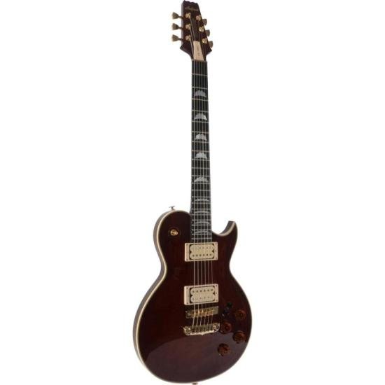 Guitarra Aria Pro PE-R80 Stained Brown por 27.957,00 à vista no boleto/pix ou parcele em até 12x sem juros. Compre na loja Mundomax!