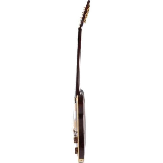 Guitarra Aria Pro PE-R80 Stained Brown por 27.957,00 à vista no boleto/pix ou parcele em até 12x sem juros. Compre na loja Mundomax!