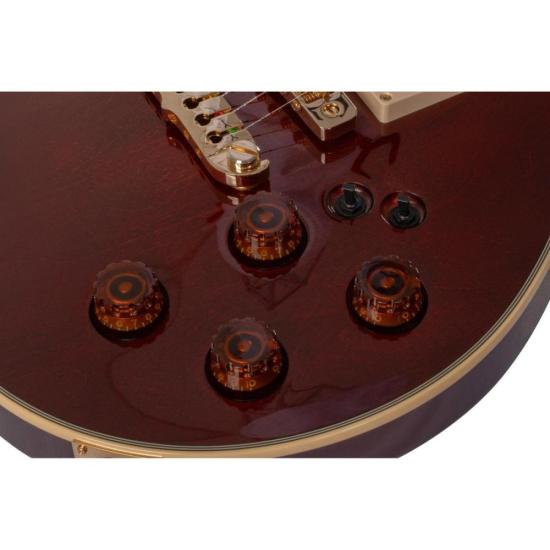 Guitarra Aria Pro PE-R80 Stained Brown por 27.957,00 à vista no boleto/pix ou parcele em até 12x sem juros. Compre na loja Mundomax!