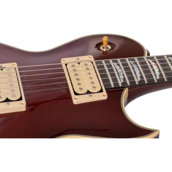Guitarra Aria Pro PE-R80 Stained Brown por 27.957,00 à vista no boleto/pix ou parcele em até 12x sem juros. Compre na loja Mundomax!