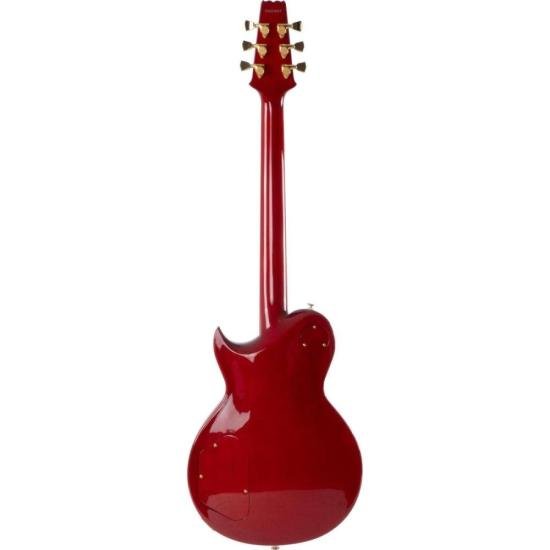 Guitarra Aria Pro PE-R80 See-Through Red por 27.957,00 à vista no boleto/pix ou parcele em até 12x sem juros. Compre na loja Mundomax!