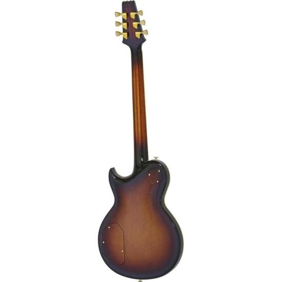 Guitarra Aria Pro II PE-R100 Smokey Amber por 26.556,00 à vista no boleto/pix ou parcele em até 12x sem juros. Compre na loja Mundomax!