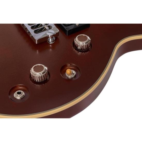 Guitarra Aria Pro II PE-1500RI Stained Brown por 32.258,00 à vista no boleto/pix ou parcele em até 12x sem juros. Compre na loja Mundomax!