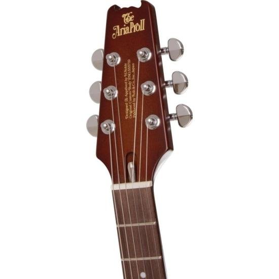 Guitarra Aria Pro II PE-1500RI Stained Brown por 32.258,00 à vista no boleto/pix ou parcele em até 12x sem juros. Compre na loja Mundomax!