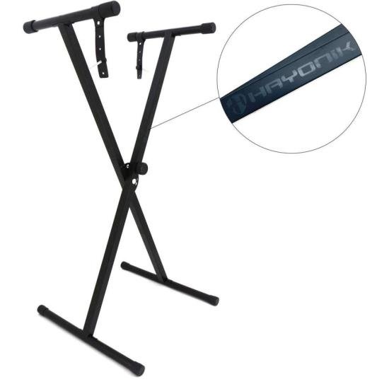 Suporte Para Teclado ST310D Desmontável Hayonik por 109,00 à vista no boleto/pix ou parcele em até 4x sem juros. Compre na loja Mundomax!