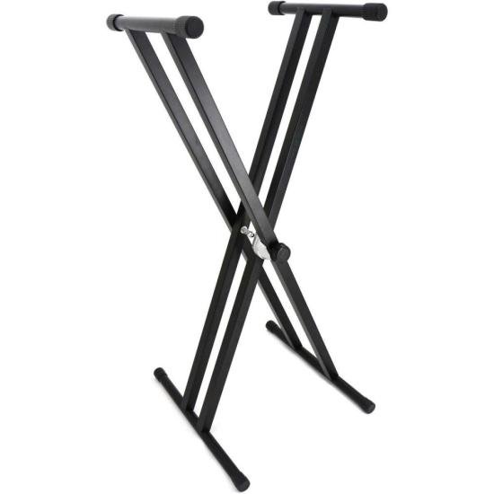 Suporte Para Teclado Duplo X ST420D Hayonik por 235,00 à vista no boleto/pix ou parcele em até 9x sem juros. Compre na loja Mundomax!