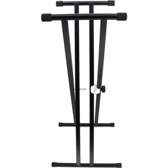 Suporte Para Teclado Duplo X ST420D Hayonik por 235,00 à vista no boleto/pix ou parcele em até 9x sem juros. Compre na loja Mundomax!