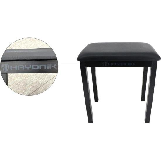 Banqueta Para Piano BP600P Preto Hayonik por 250,00 à vista no boleto/pix ou parcele em até 10x sem juros. Compre na loja Mundomax!