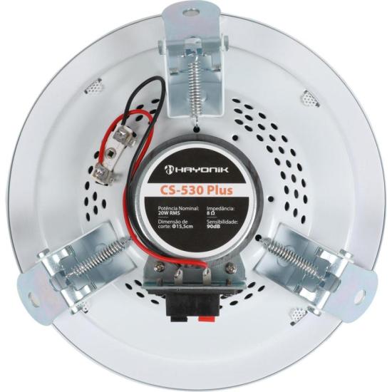 Arandela de Som HAYONIK CS-530 Plus Branca por 130,00 à vista no boleto/pix ou parcele em até 5x sem juros. Compre na loja Mundomax!